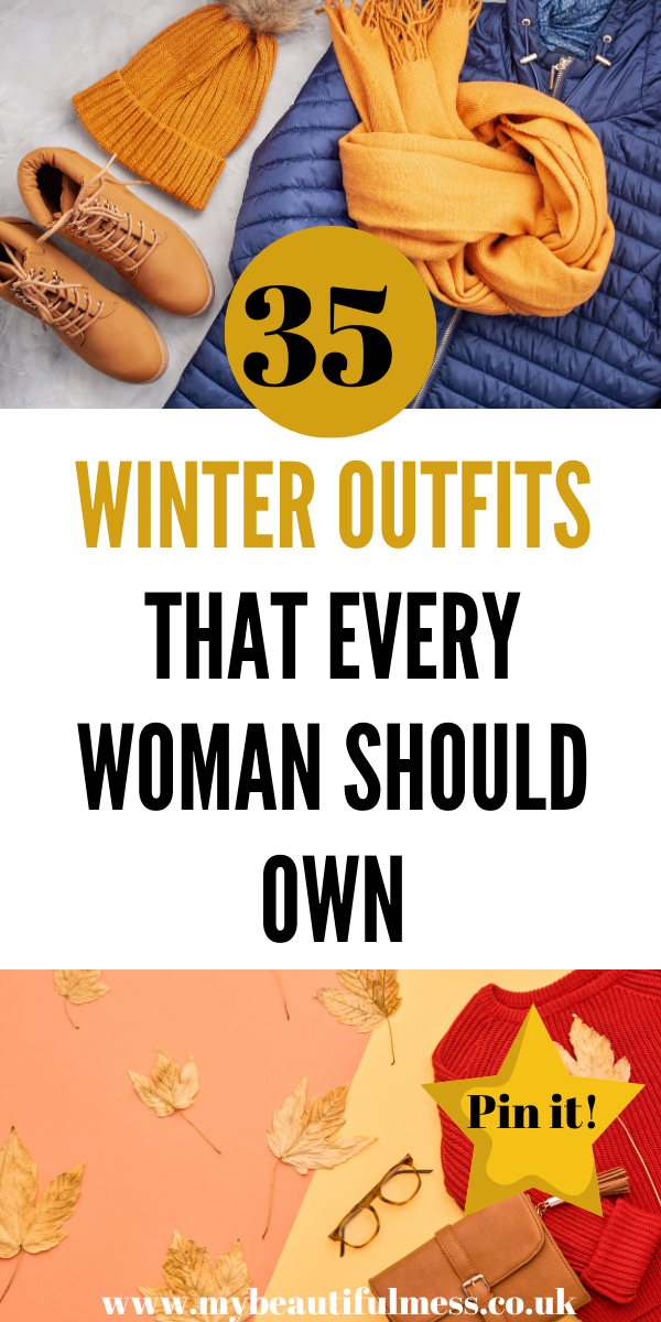 Here are 35 winter outfits that you need to have in your wardrobe. Look and feel your best in the cold weather by owning one of these pieces by Laura at My Beautiful Mess #winterfashion #winteroutfits #fashion
